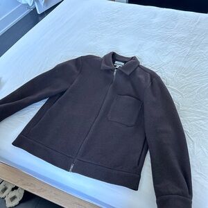 Cos men’s maroon jacket. Wool and cotton material. Excellent condition